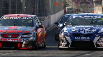 Australian-V8-Supercar-race-The-Gold-Coast-Jamie-Whincup-Shane-Van-Gisbergen