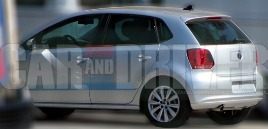 Flagrante do Volkswagen Polo europeu no Brasil