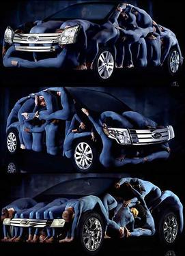 Ford e os “carros de Soleil”- de Pilobolus, na verdade