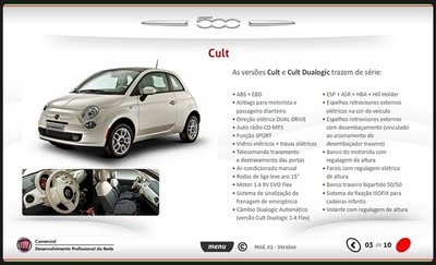 Fiat 500 mexicano custará R$ 39.900 no Brasil