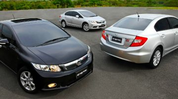Honda Civic LXS LXR EXR Brasil 2014