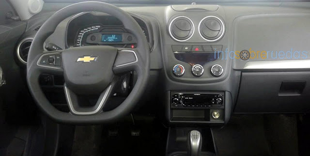 Reprodução de infosobreruedas.com.ar/exclusivo-asi-es-el-chevrolet-agile-2014 Chevrolet-Agile-Brasil-Argentina-2014-interior-painel