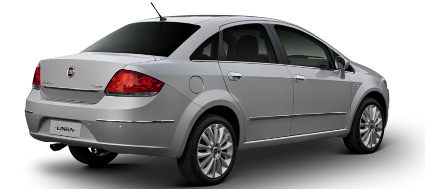 Fiat/Divulgação Fiat-Linea-2014-Brasil-flex-Absolute-Dualogic-visual-traseira