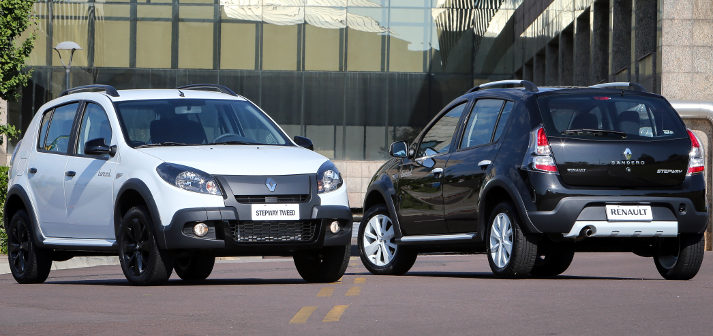 Renault/Divulgação Renault-Sandero-Stepway-Tweed-2014-Brasil