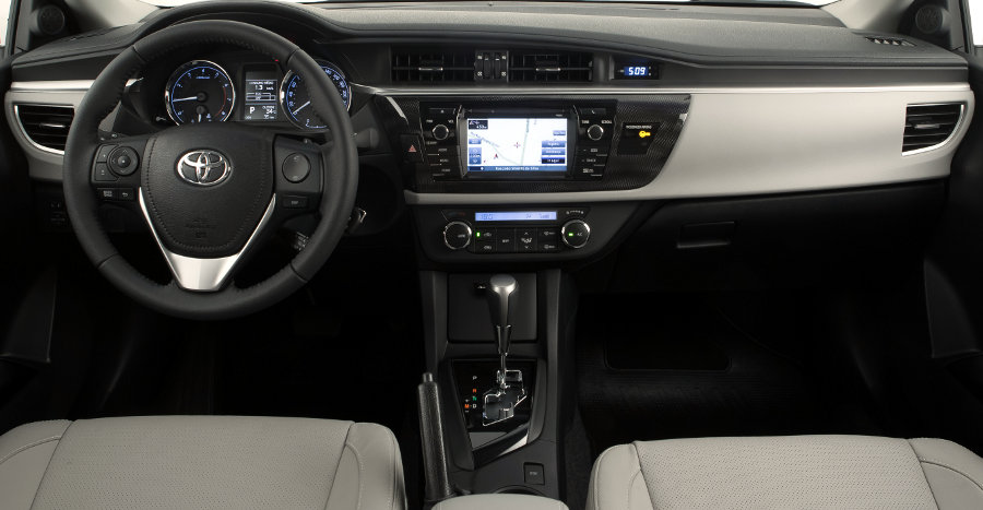 Toyota/Divulgação Toyora-Corolla-XEi-Brasil-2015-CVT-Multi-Drive-painel