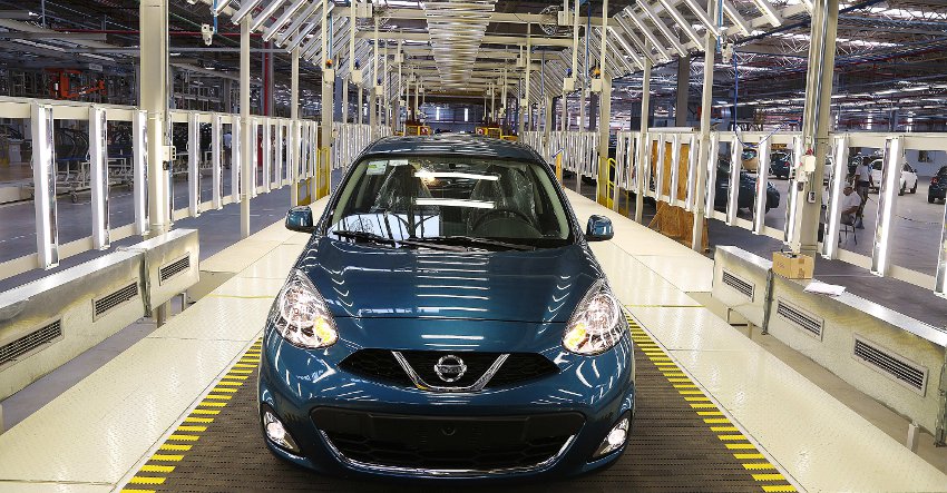 Nissan/Divulgação Nissan-fabrica-plant-planta-factory-Brasil-Rio-de-Janeiro-March-hatch