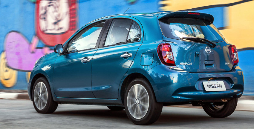 Nissan/Divulgação Nissan-New-March-SL-2015-Brasil-visual