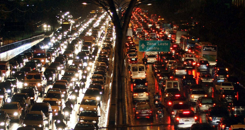 Brasil-transito-congestionamento-Sao-Paulo