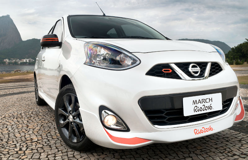 Nissan-March-SL-Rio-2016-Olimpiadas-Rio-de-Janeiro