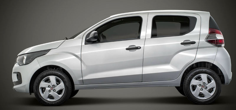 Fiat/Divulgação Fiat-Mobi-Easy-On-2017-lateral
