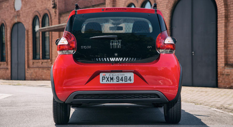 Fiat/Divulgação Fiat-Mobi-Way-On-2017-traseira