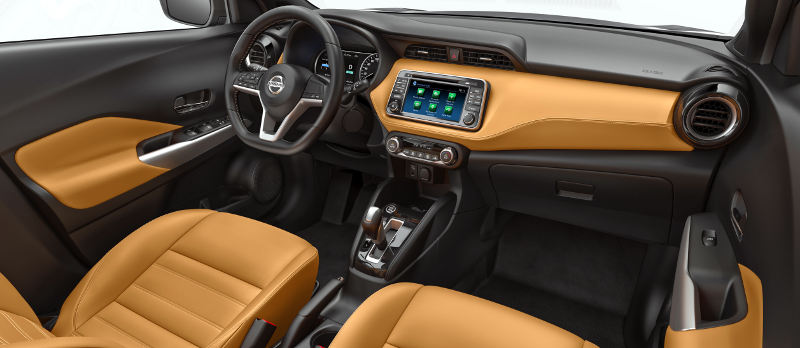 Nissan/Divulgação Nissan-Kicks-2017-interior-painel-CVT-multimidia