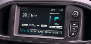 Tela do MyLink dos Chevrolet Onix e Prisma LTZ 2017