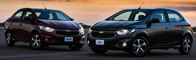 Chevrolet Onix e Prisma nas versões LTZ 2017