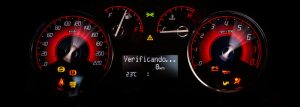 Foto do quadro de instrumentos do Fiat Palio Sporting 1.6 2017