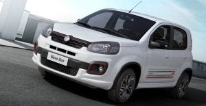 Foto do Fiat Uno Sporting 2017