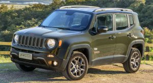 Foto do Renegade na série especial de 75 anos da Jeep
