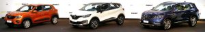 Foto dos novos novos Renault Kwid, Captur e Koleos 2017