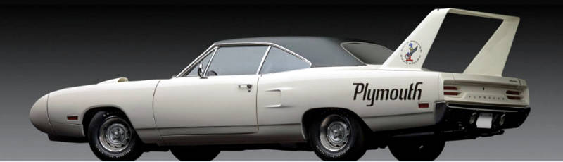 Foto de um Plymouth Road Runner Superbird