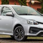 Dianteira do Toyota Etios Platinum 2017