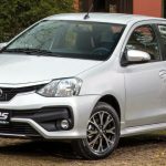 Dianteira do Toyota Etios Sedan Platinum 2017
