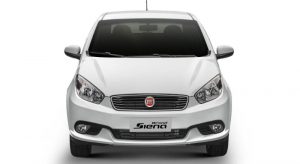 Foto da nova dianteira do Fiat Grand Siena 2017
