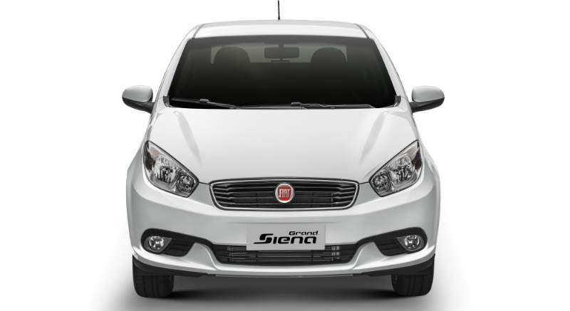 Foto da nova dianteira do Fiat Grand Siena 2017