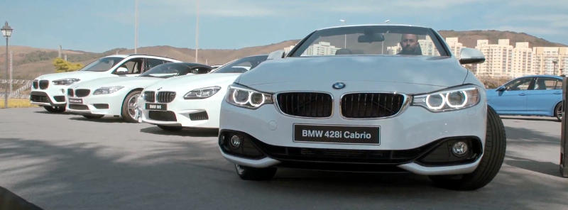 BMW/Divulgação BMW Ultimate Experience carros estaticos brancos