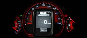 Foto quadro de instrumentos do Fiat Uno Sporting Dualogic Plus 2017