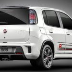 Foto da traseira do Fiat Uno Sporting 2017