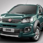 Foto da dianteira do Fiat Uno Way 2017
