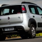 Foto da traseira do Fiat Uno Way 2017
