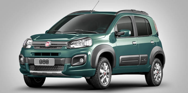 Fiat/Divulgação Foto do Fiat Uno Way 2017