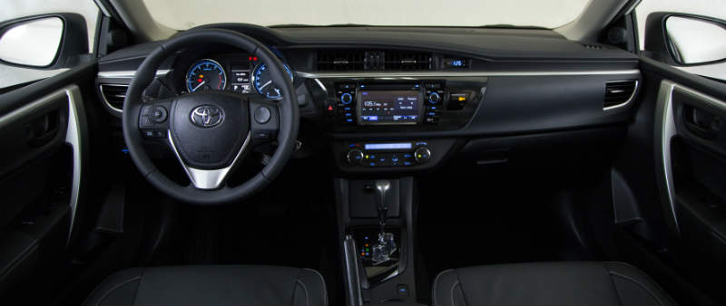 Toyota/Divulgação Foto do painel da série especial Toyota Corolla Dynamic 2017