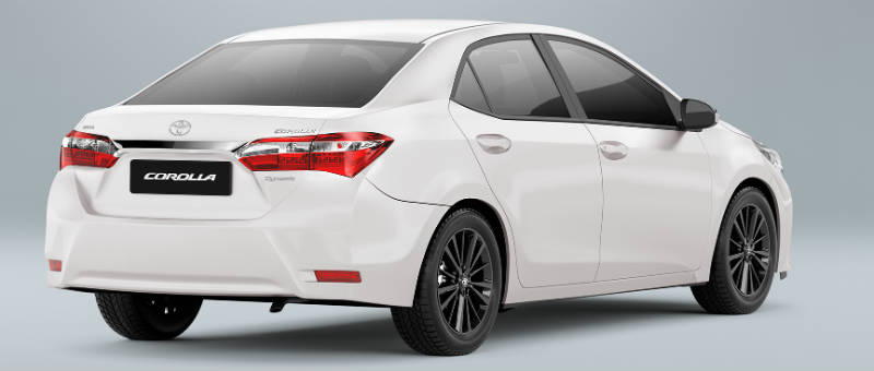 Toyota/Divulgação Foto de traseira da série especial Toyota Corolla Dynamic 2017