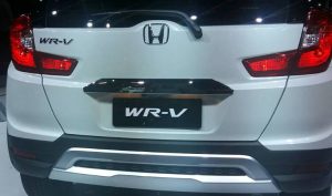 Detalhe da traseira do Honda WR-V