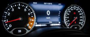 Quadro de instrumentos do Jeep Renegade Limited 2017