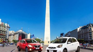Nissan March e Versa, fabricados em Resende (RJ), no Brasil, tem exportação para Argentina