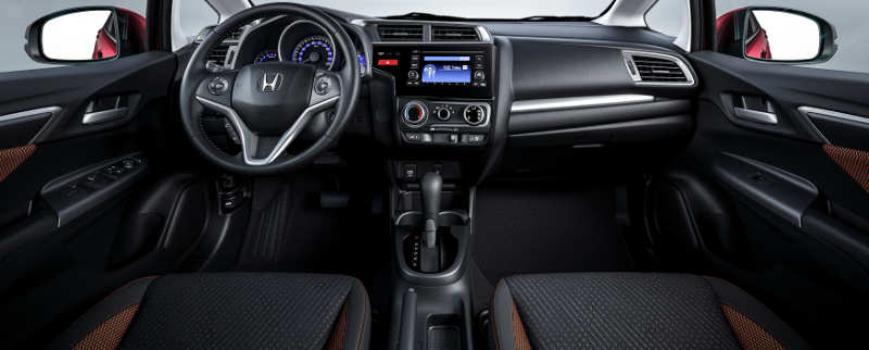 Honda/Divulgação Painel do Honda WR-V EX 2018