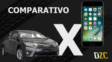 Comparativo ou Duelo entre Apple iPhone e Toyota Corolla