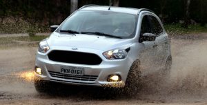 Foto do Ford Ka Trail 2018 no fora de estrada