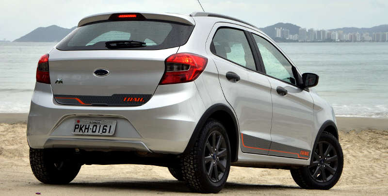 Ford/Divulgação Foto do Ford Ka Trail 2018 no off-road