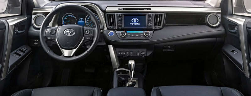 Toyota/Divulgação Painel do Toyota RAV4 2017