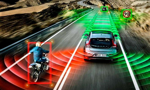 Veículos conectados pelo sistema da Volvo