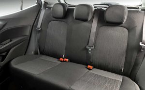Banco traseiro do Fiat Argo Drive 1.3 2018