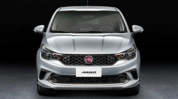 Dianteira do Fiat Argo Drive 1.3 2018