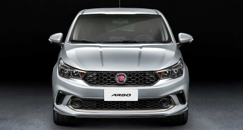 Dianteira do Fiat Argo Drive 1.3 2018