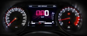 Tela do painel do Fiat Argo HGT 2018 automático