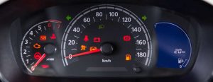 Quadro de instrumentos do Renault Kwid Intense 2018