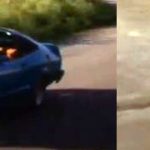 Ego, Kurt-Russel-, in 1980 in the uardians of The Galaxy Vol.2 movie cene with Ford Mustang King Cobra